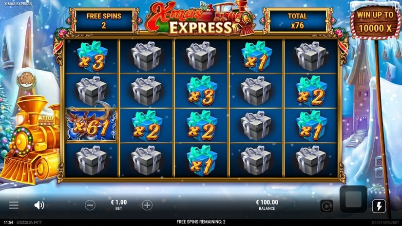 X-mas Express slot screen 5