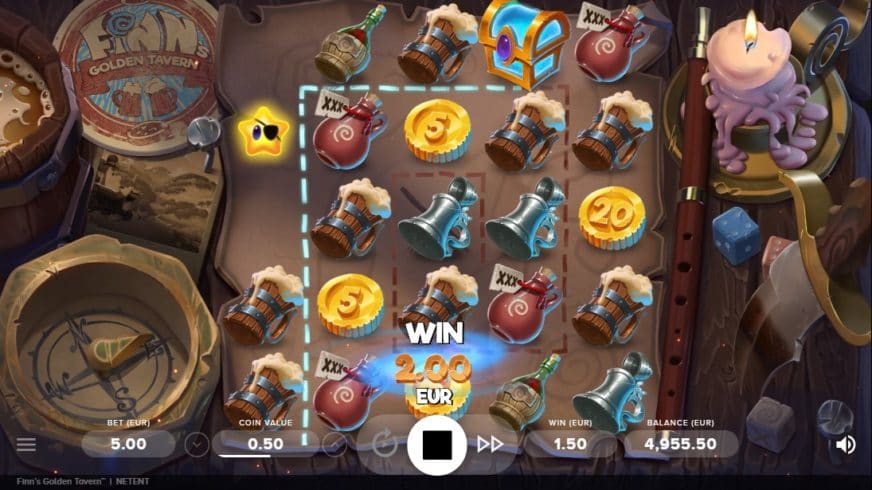 Finn’s Golden Tavern slot screen 2