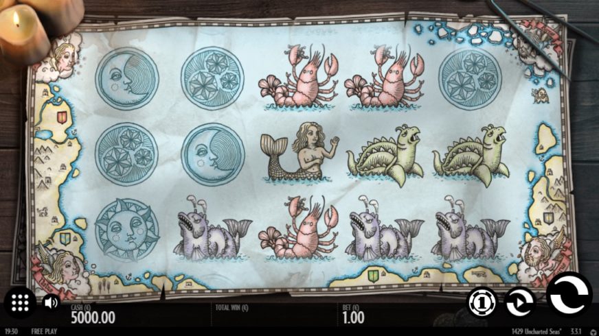 1429 Uncharted Seas slot screen 1