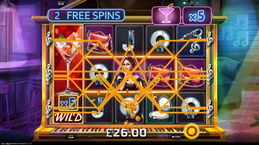 Midnight Romance slot screen 5