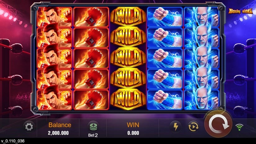 Boxing King slot screen 1