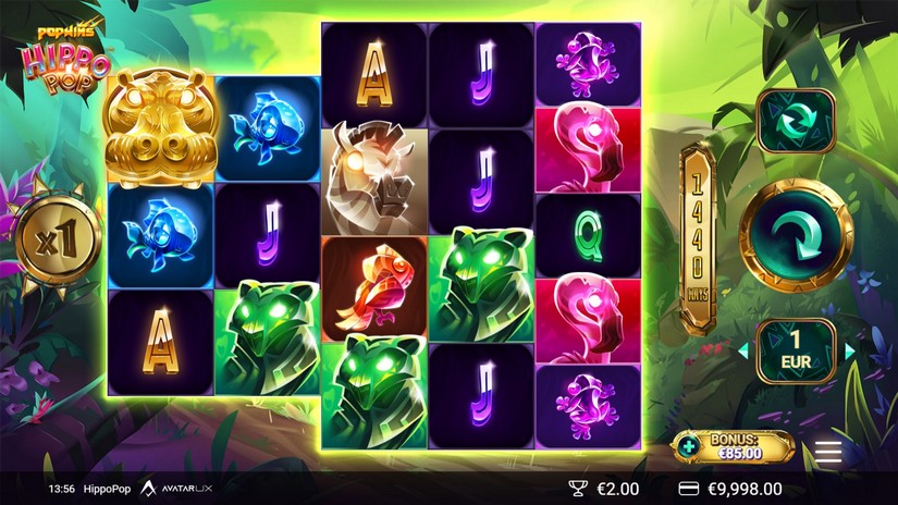 HippoPop slot screen 2