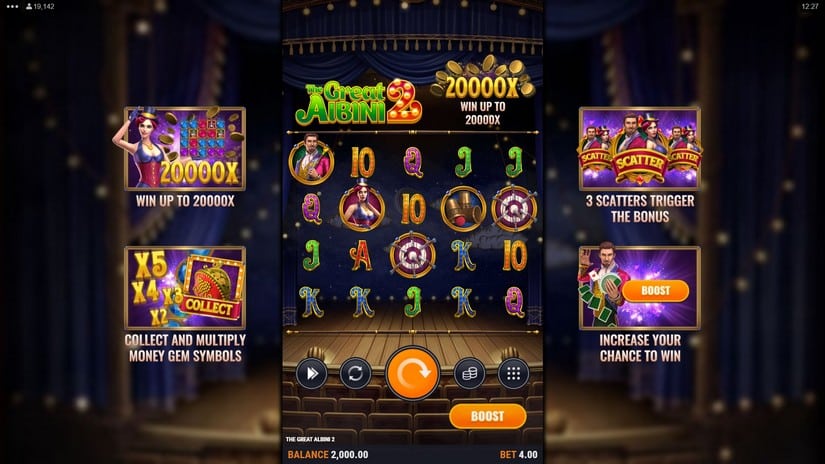 The Great Albini 2 slot screen 1