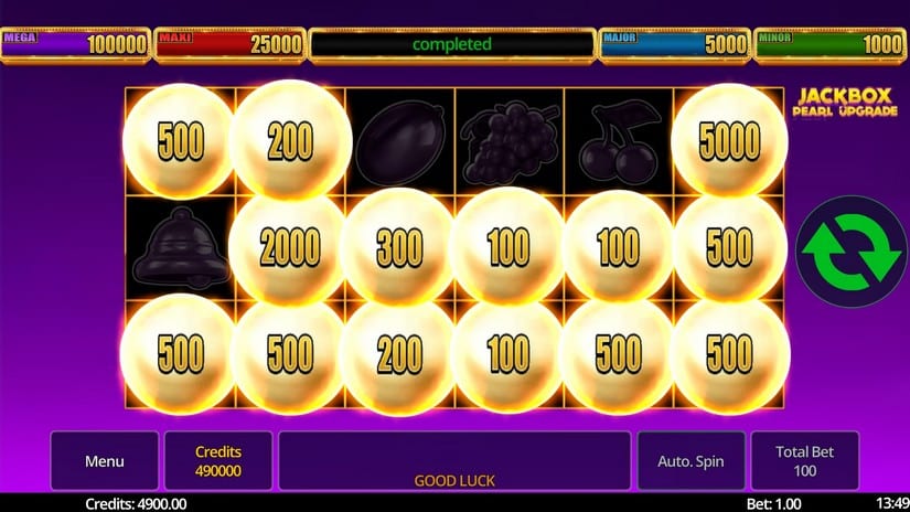 Jackbox Pearl Upgrade slot screen 5
