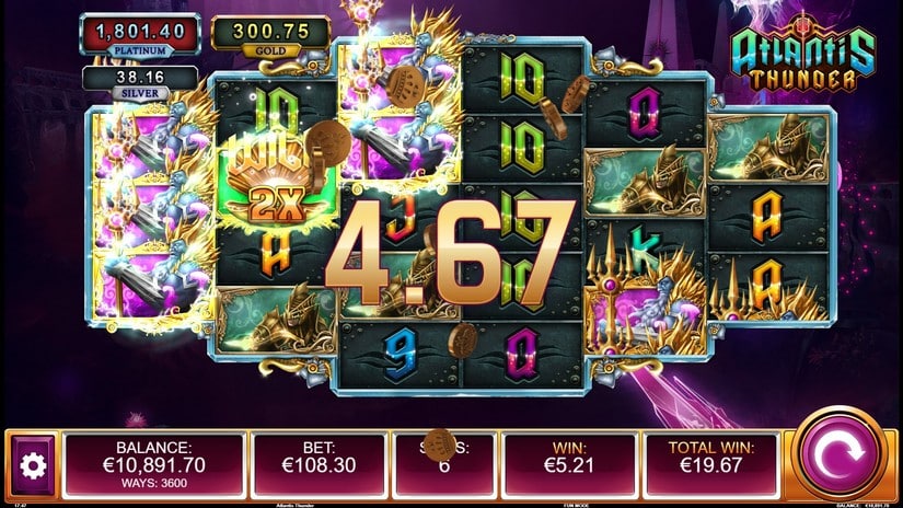 Atlantis Thunder slot screen 4