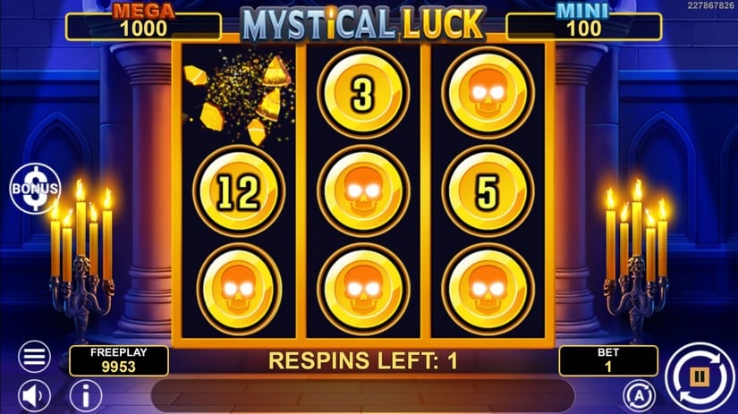 Mystical Luck Hold And Win slot screen 2