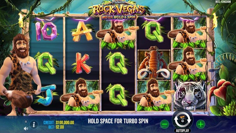 Rock Vegas slot screen 1