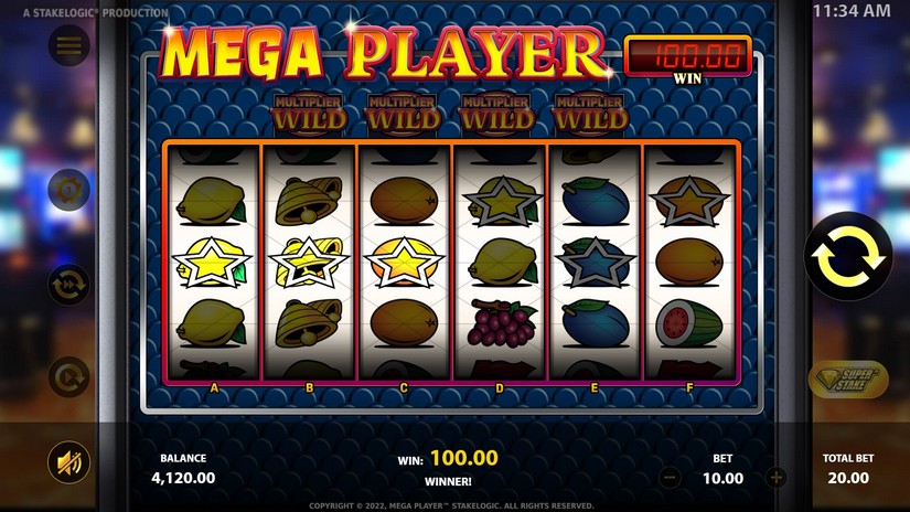 Mega Player slot screen 5