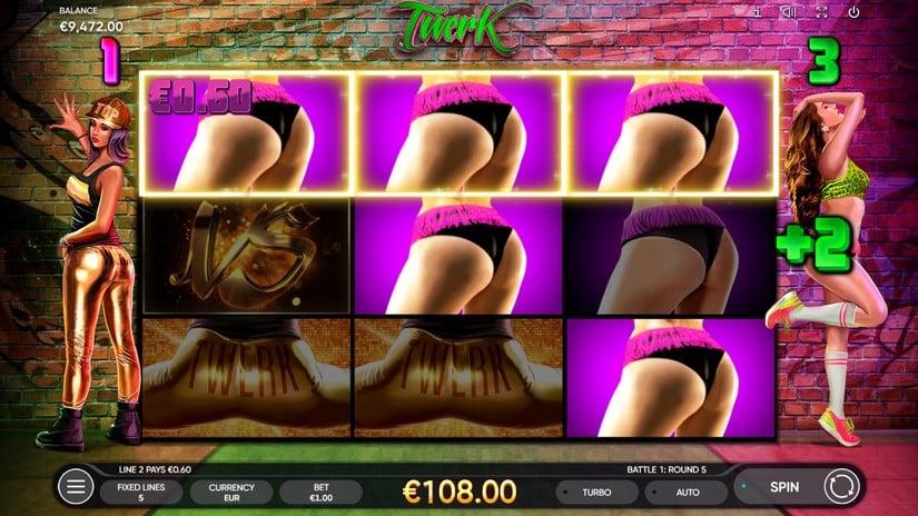 Twerk slot screen 7