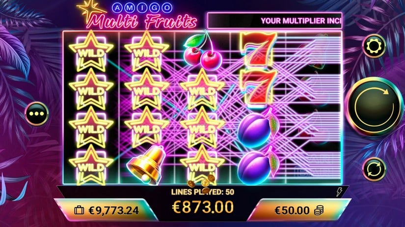 Amigo Multifruits slot screen 3