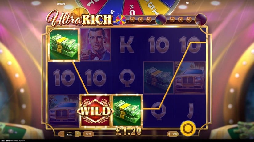 Ultra Rich slot screen 2