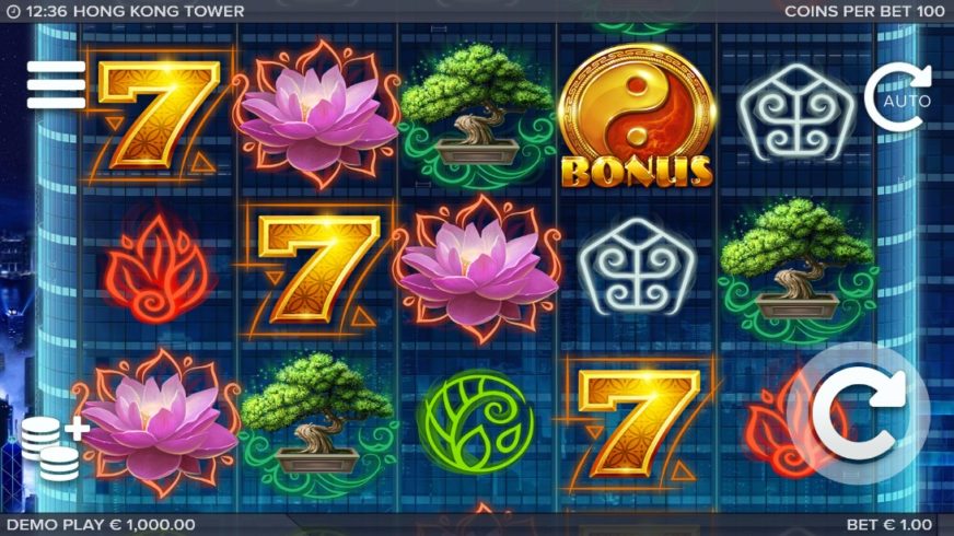 Hong Kong Tower slot screen 1