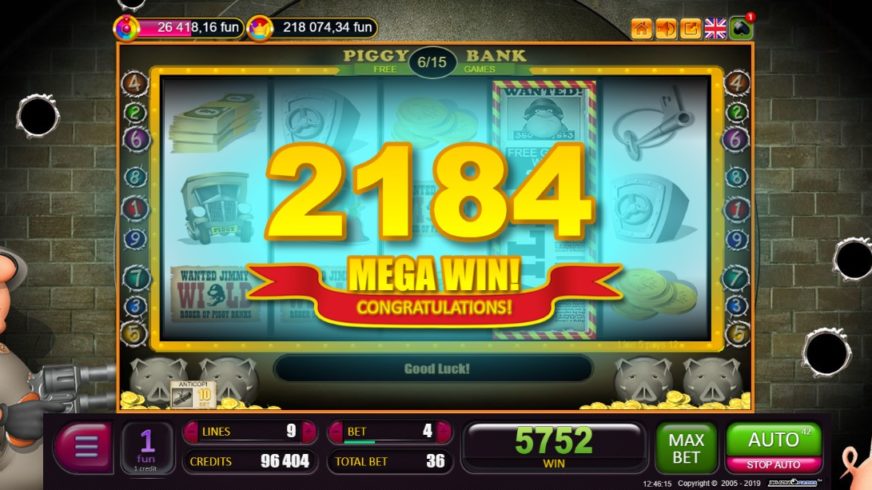 Piggy Bank slot screen 4