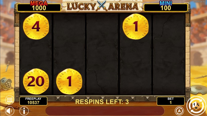 Lucky Arena Hold And Win slot screen 5