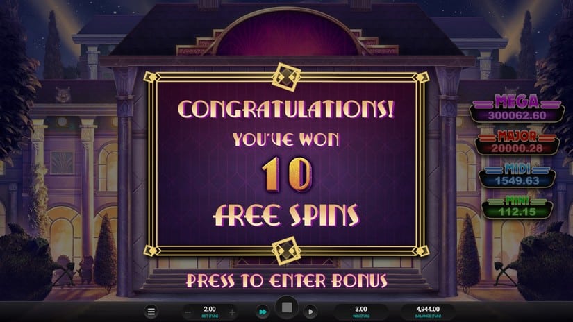 The Great Pigsby Megapays slot screen 5