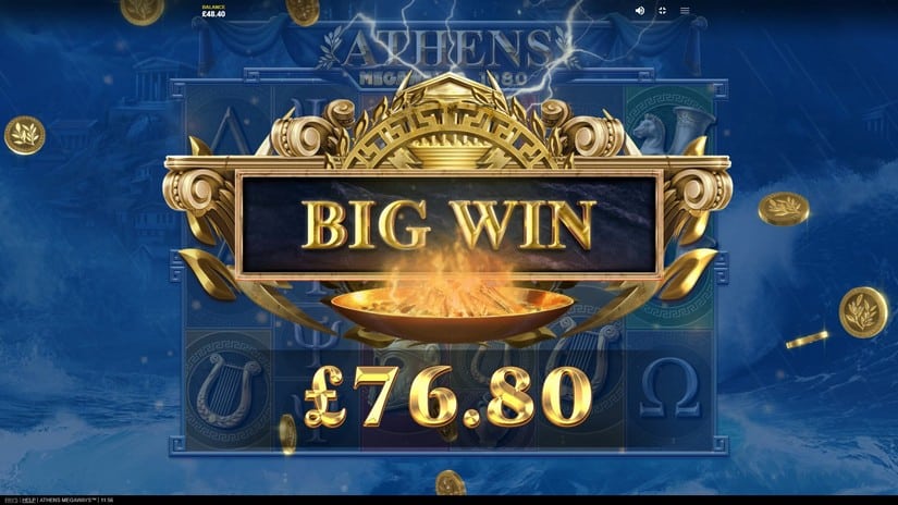 Athens MegaWays slot screen 6