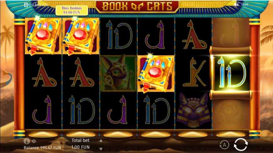 Book Of Cats slot screen 3