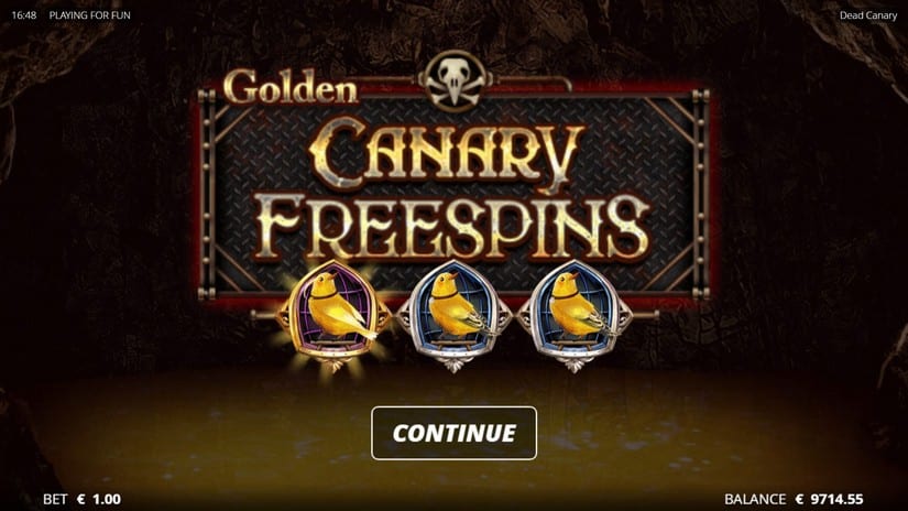 Dead Canary slot screen 3