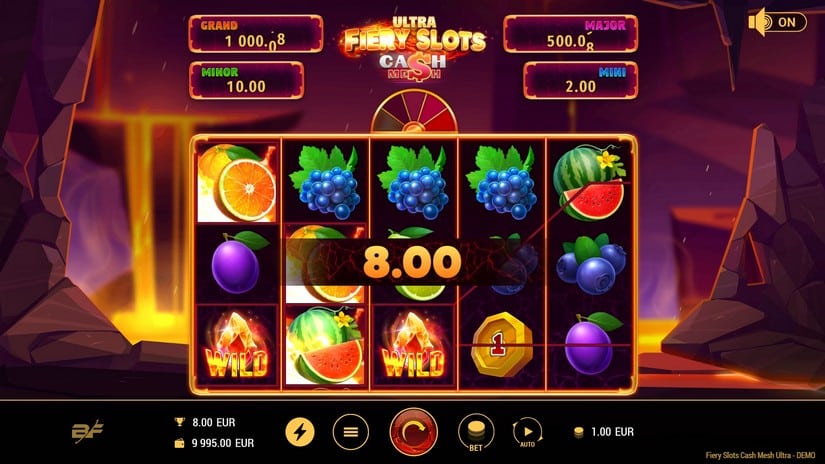 Fiery Slots Cash Mesh Ultra slot screen 2