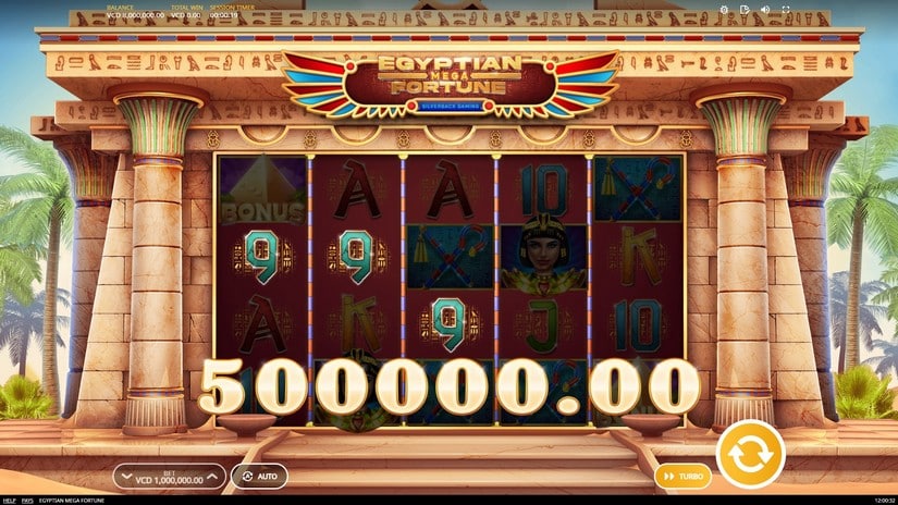 Egyptian Mega Fortune slot screen 2