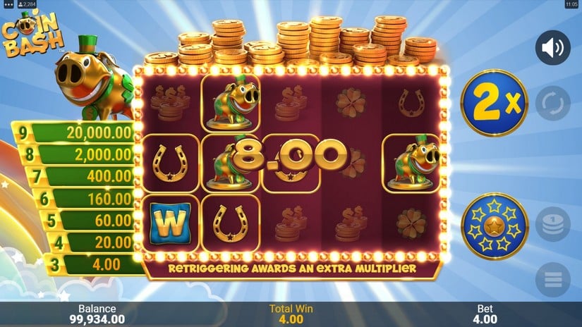Coin Bash slot screen 5