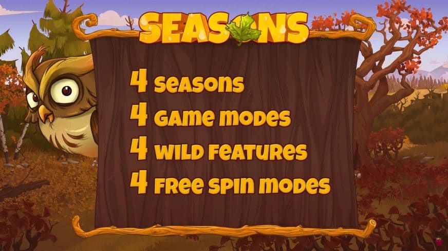 Seasons slot screen 3
