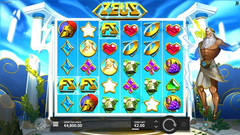 Ze Zeus slot screen 2