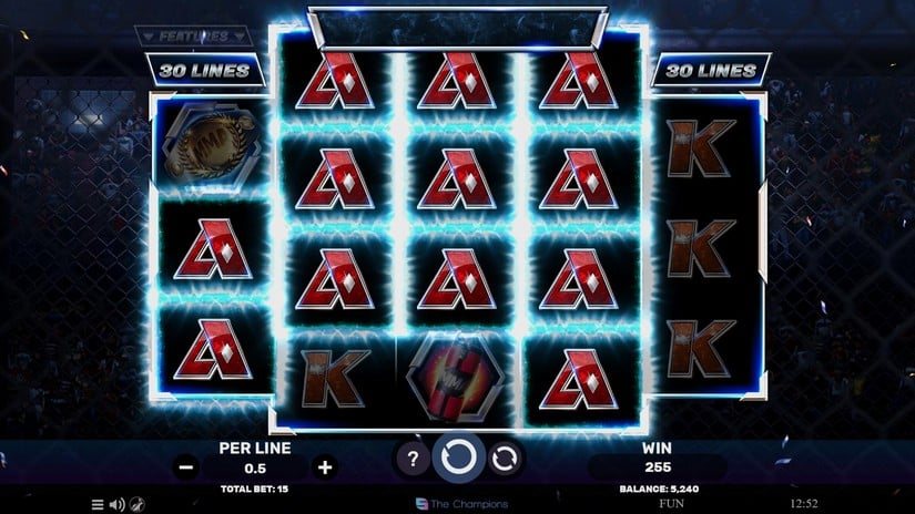 MMA Champions slot screen 2