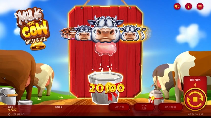 Milk The Cow slot screen 5