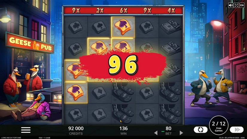 Long Neck Fortune slot screen 4