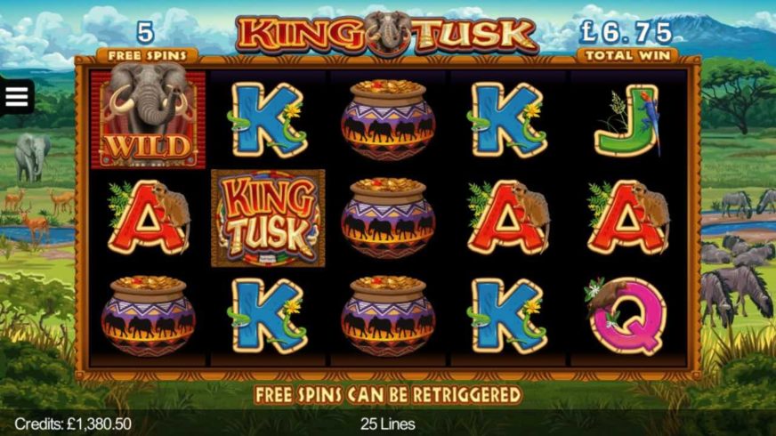 King Tusk slot screen 2