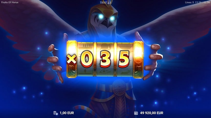 Fruits of Horus slot screen 3