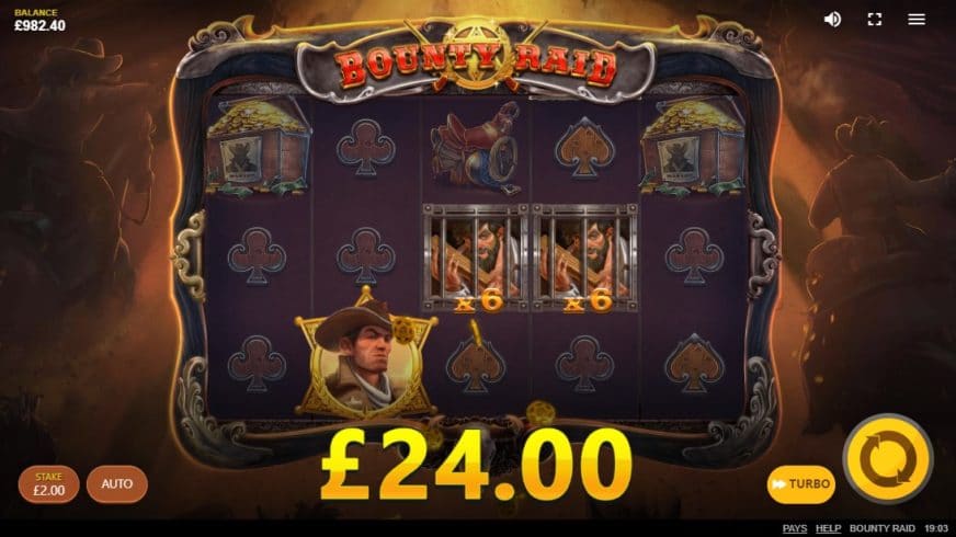 Bounty Raid slot screen 3