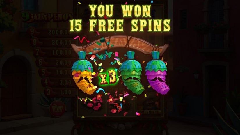 9 Jalapenos slot screen 3