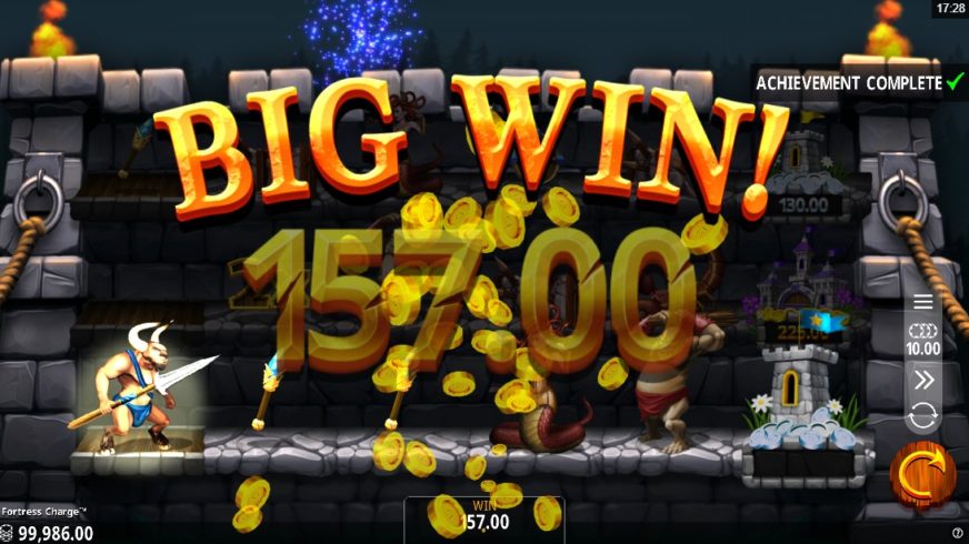 Fortress Charge slot screen 5