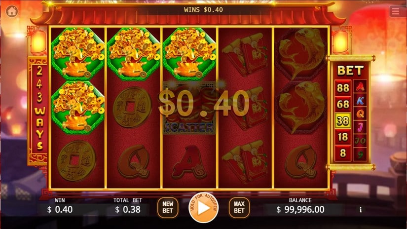 Golden Bull slot screen 4