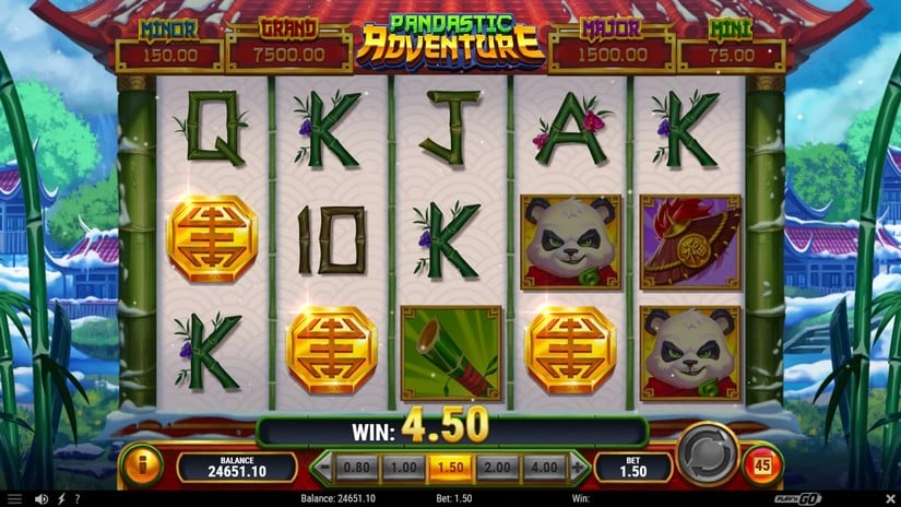 Pandastic Adventure slot screen 4