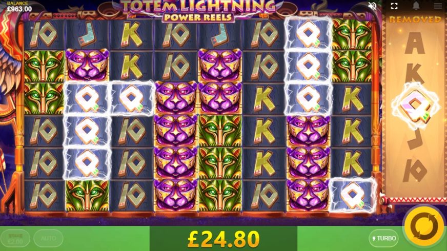 Totem Lightning Power Reels slot screen 3