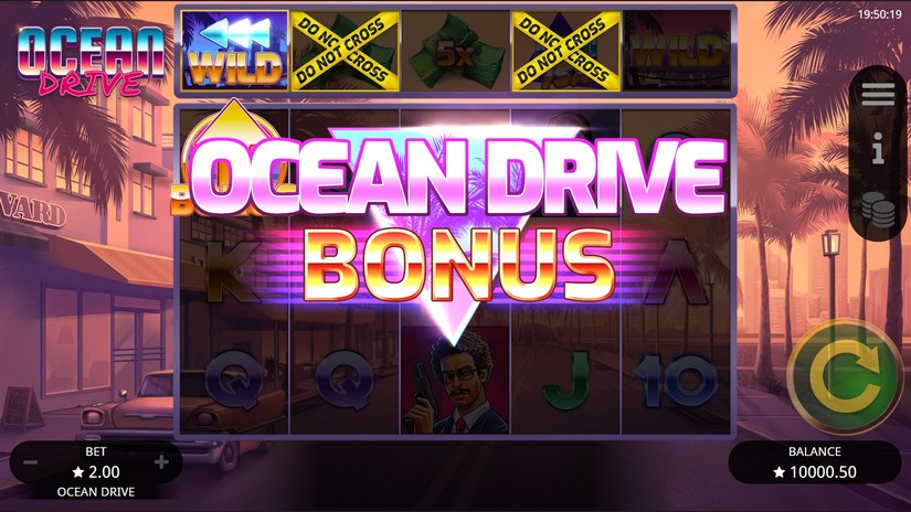 Ocean Drive slot screen 2