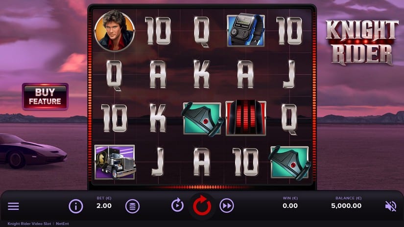 Knight Rider slot screen 1