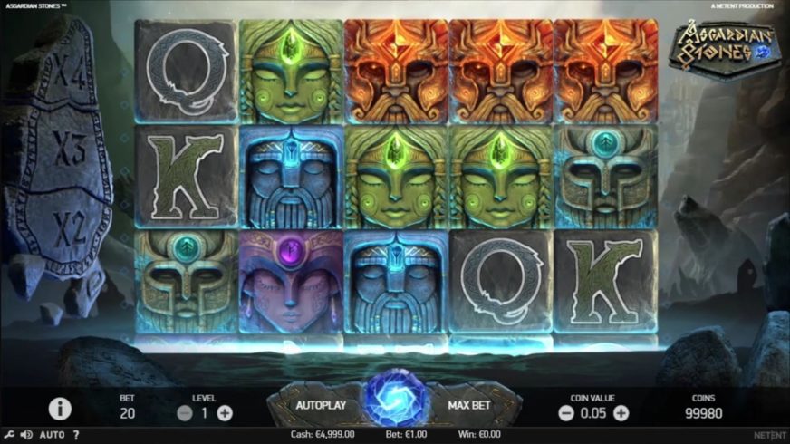 Asgardian Stones slot screen 2