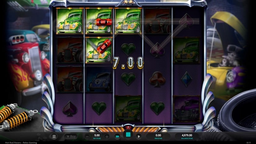 Hot Rod Racers slot screen 3