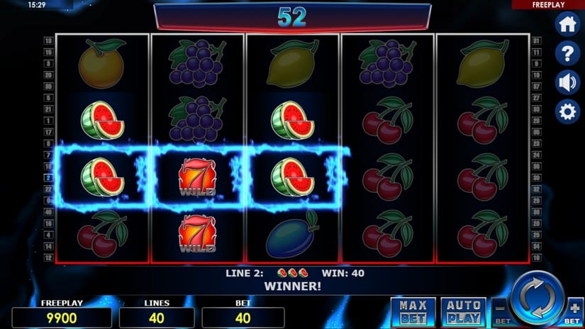 Hot 40 slot screen 2