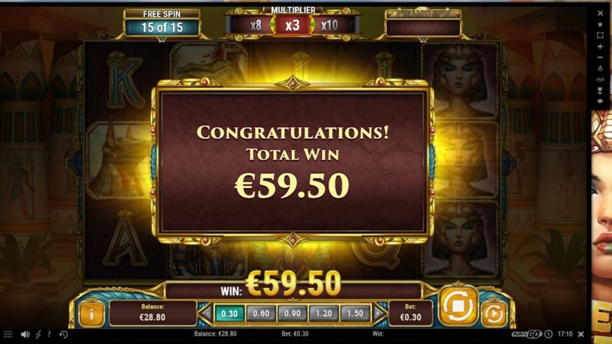 Legacy of Egypt slot screen 3