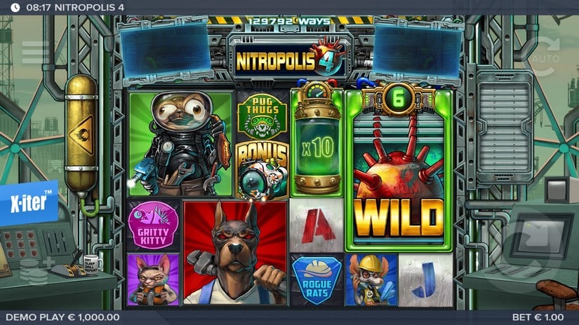 Nitropolis 4 slot screen 1