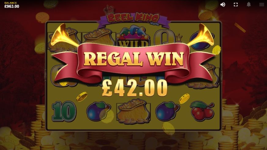 Reel King Mega slot screen 6