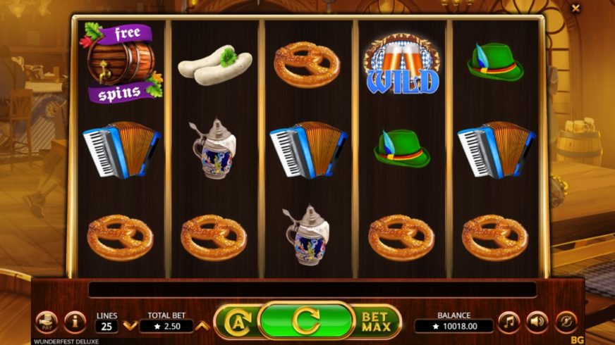 Wunderfest Deluxe slot screen 1