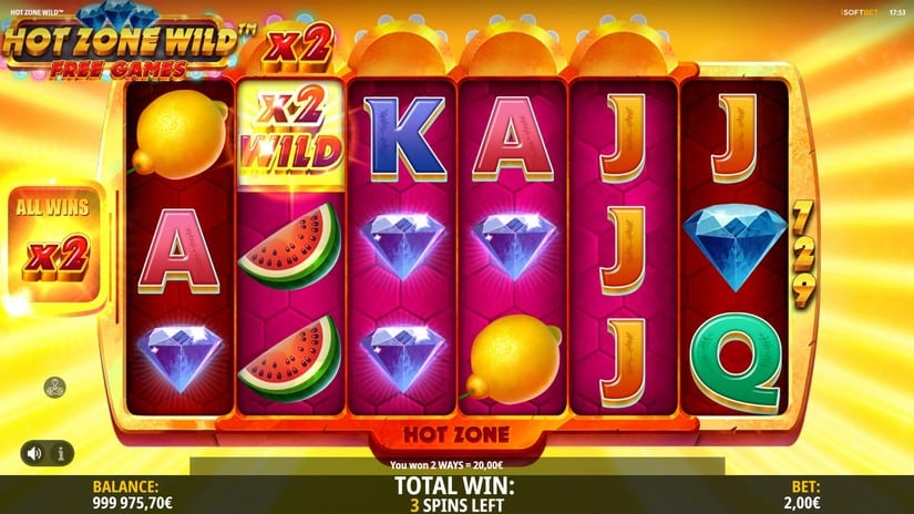 Hot Zone Wild slot screen 7