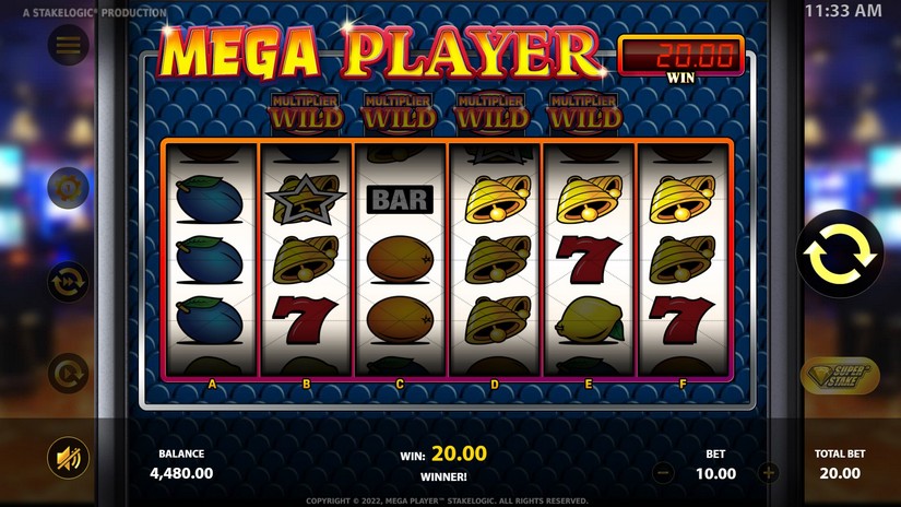 Mega Player slot screen 4