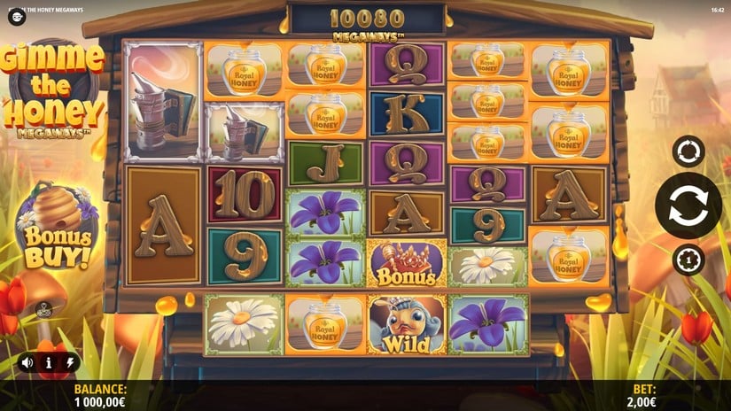 Gimme the Honey Megaways slot screen 1
